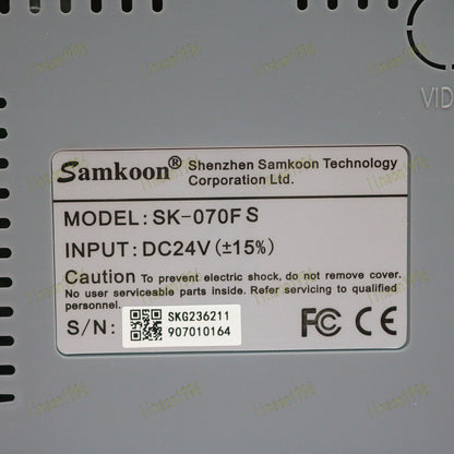 Rand Samkoon SK-070FS 7" HMI Touch Screen with Ethernet - RAND SAMKOON