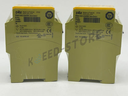 1PCS PILZ 774502 PNOZ XV2 3/24VDC 2n/o 2n/o t Module