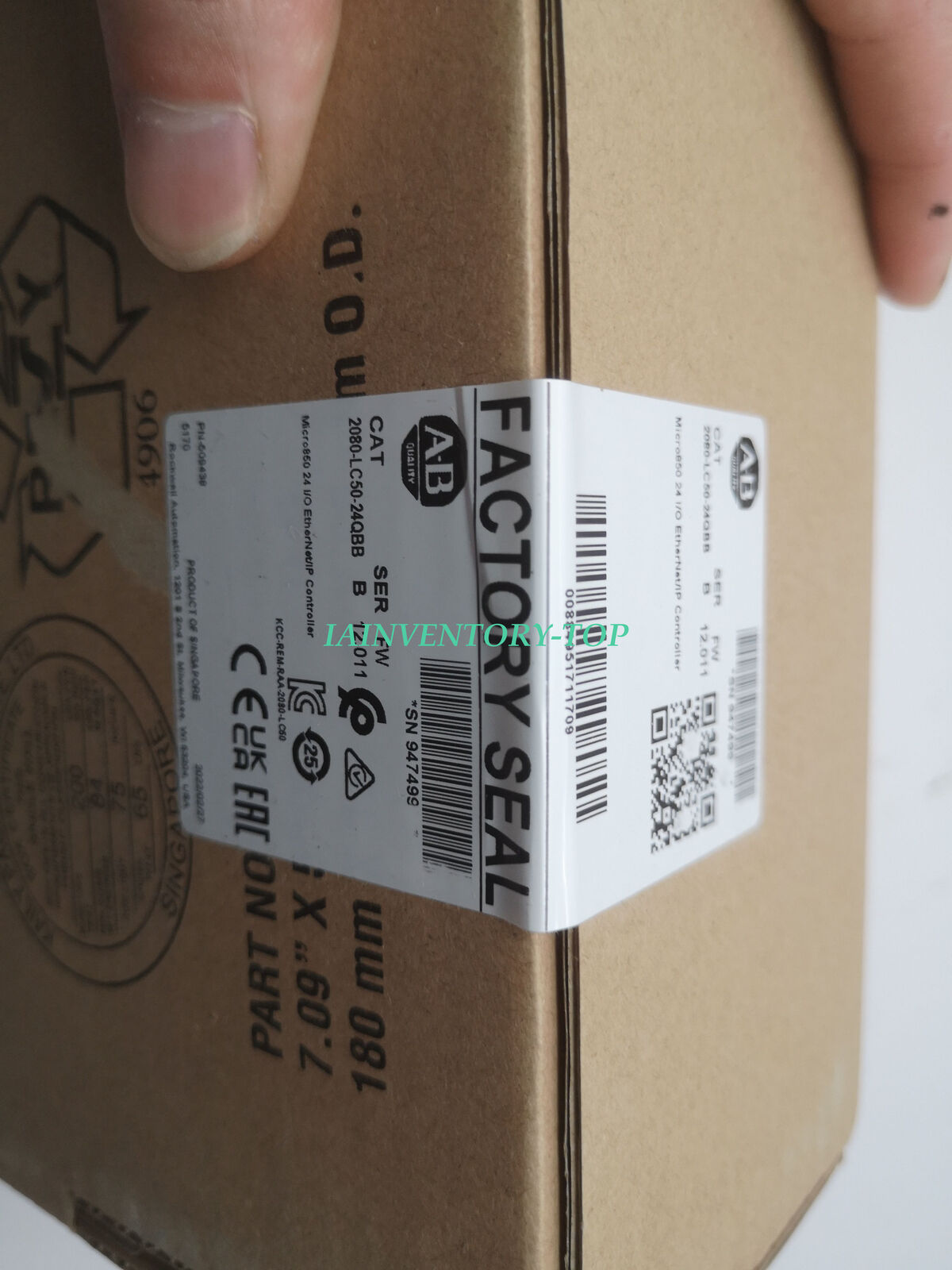 Allen Bradley 2080-LC50-24QBB Ethernet Controller - ALLEN BRADLEY