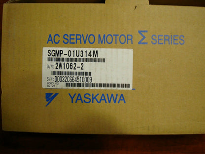 YASKAWA AC SERVO MOTOR SGMP-01U314M
