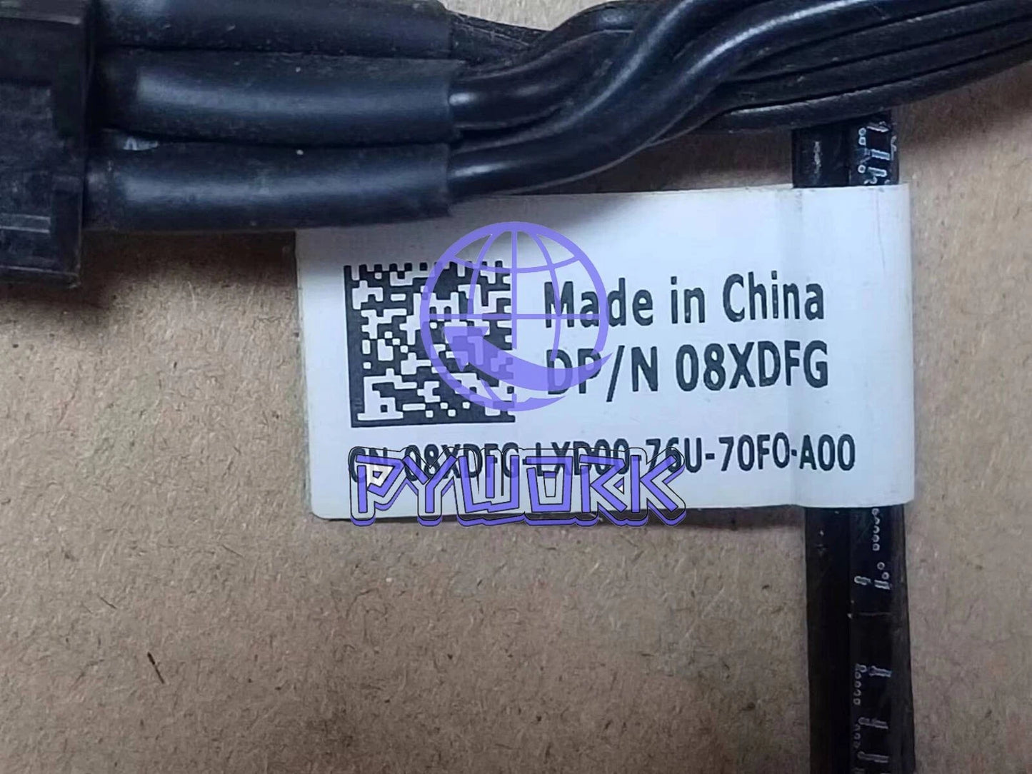 for Dell T5820 T7820 Workstation SAS Backplane Power Cord Cable 08XDFG~