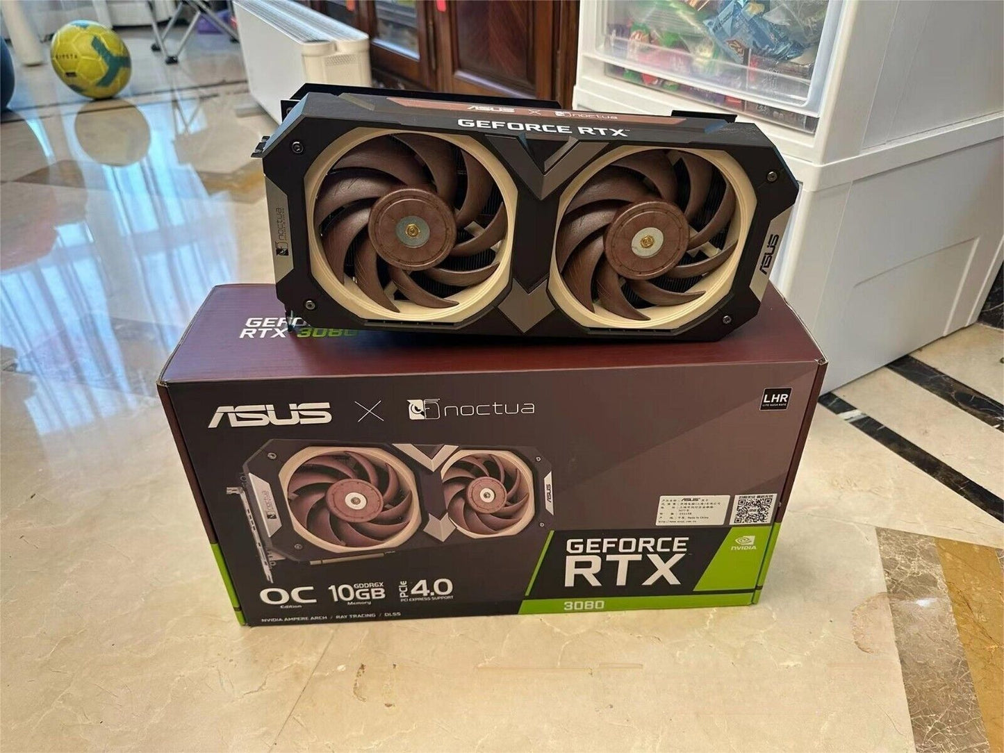 used OEM For Asus NVIDIA GeForce RTX 3080 OC 10GB NOCTUA GDDR6X Graphics card