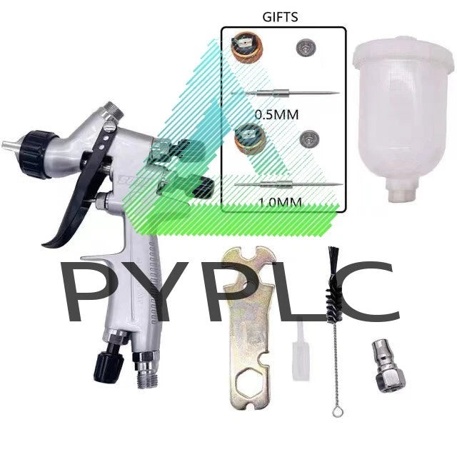 1.2/1.0MM Nozzle Kit Tank Air Spray With Mixing Cup And Adapter Paint Spray Gun