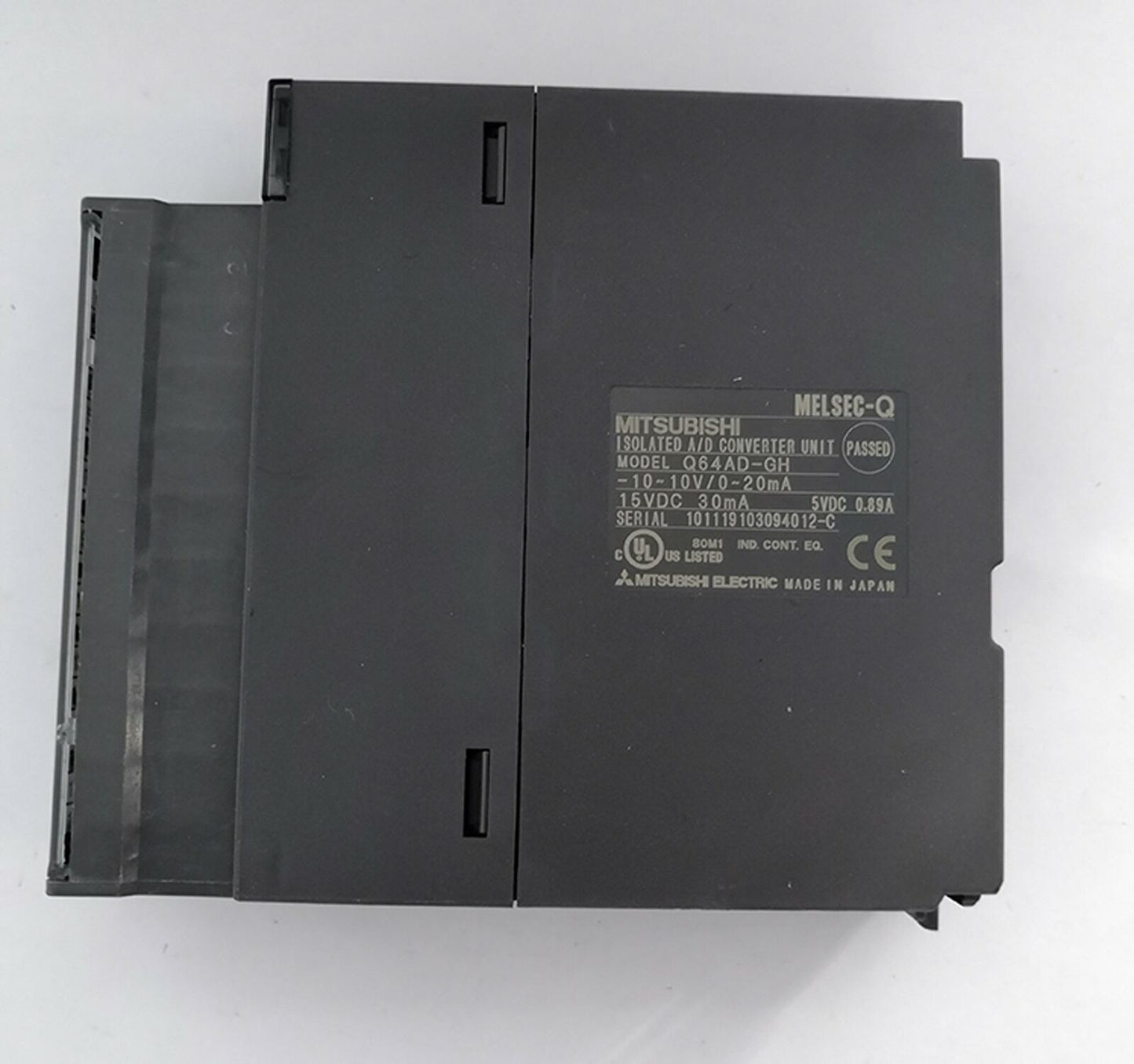 used Mitsubishi Q64AD-GH PLC Module Tested Good Condition - MITSUBISHI