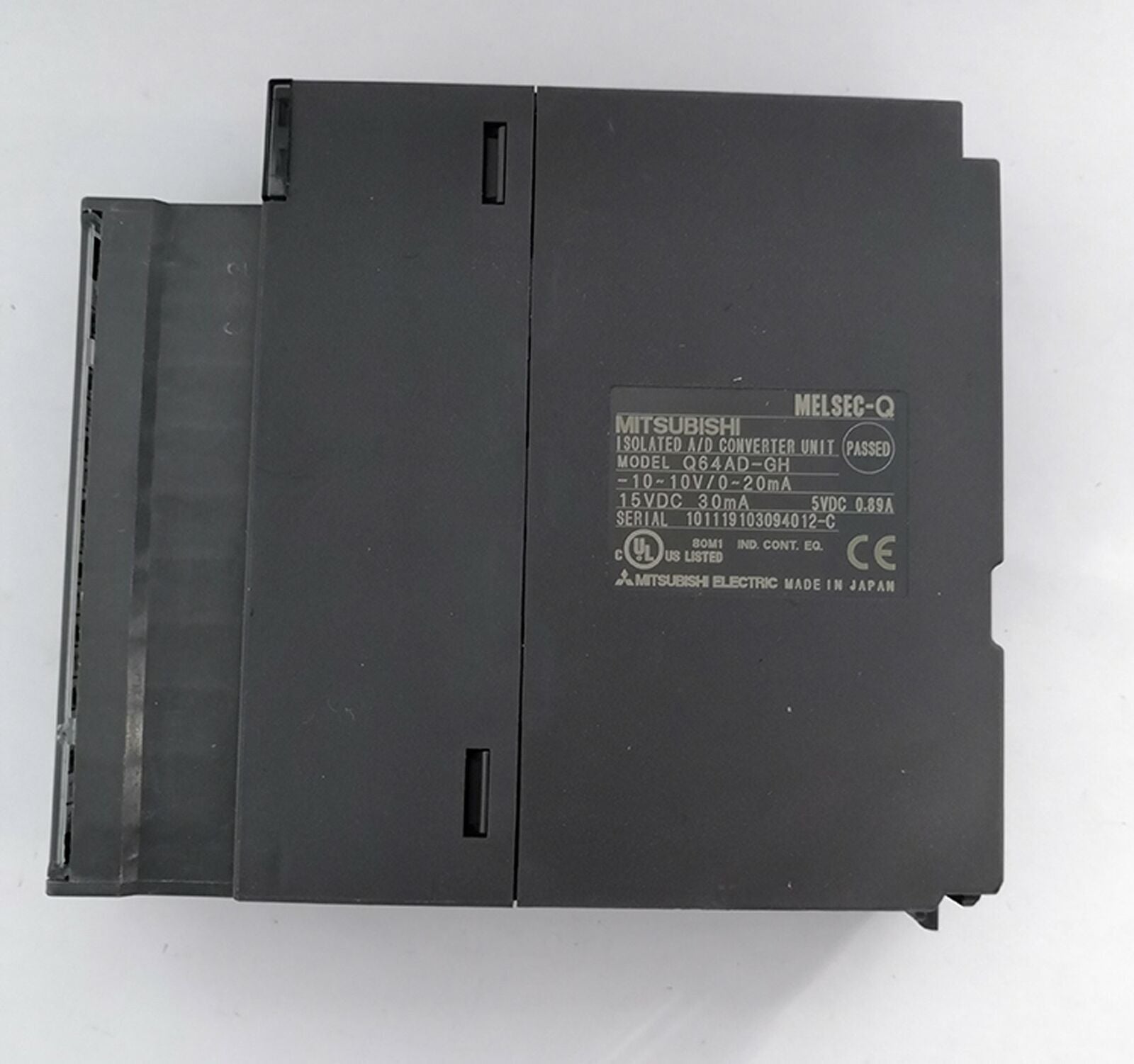 used Mitsubishi Q64AD-GH PLC Module Tested Good Condition - MITSUBISHI