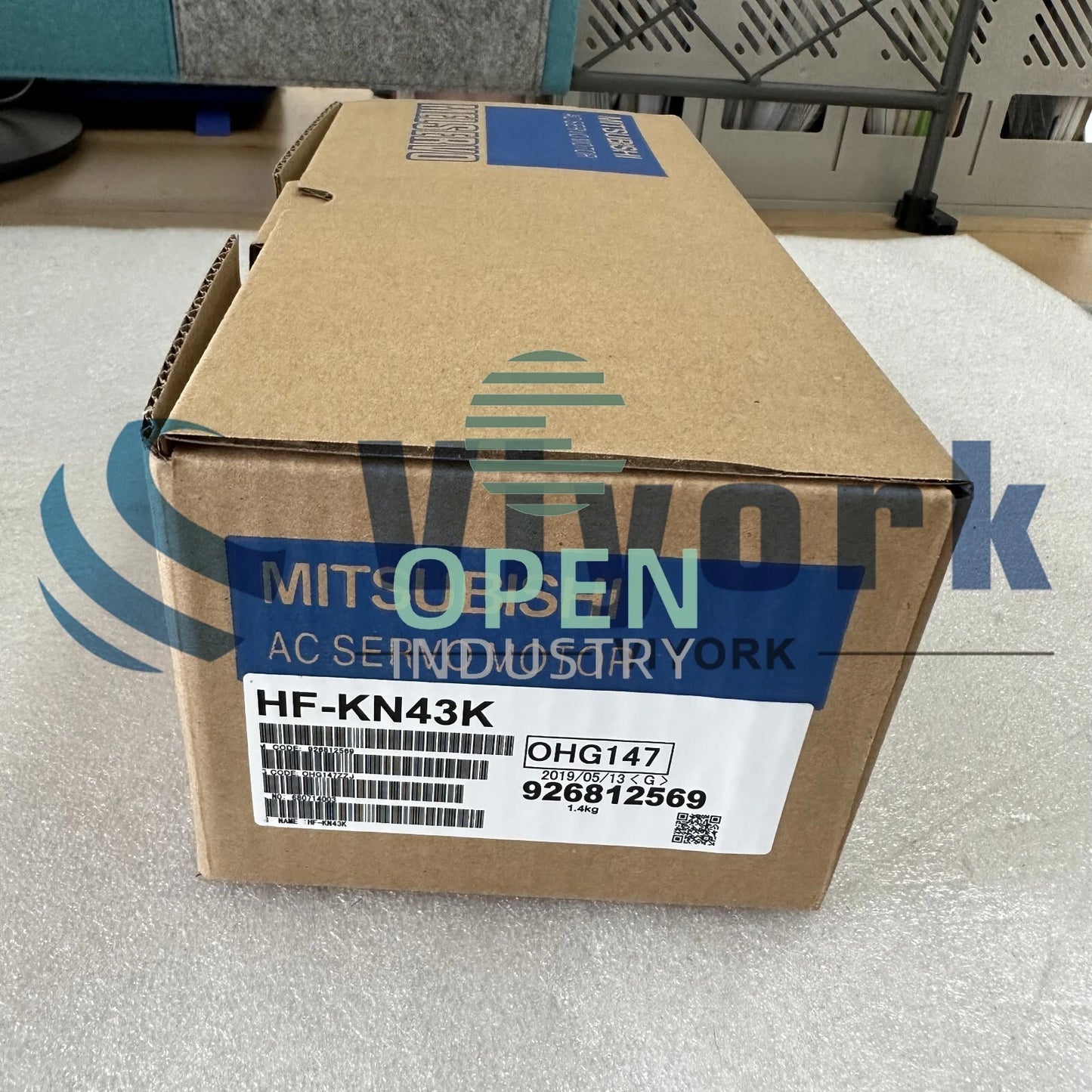 1PCS Mitsubishi HF-KN43K AC SERVO MOTOR