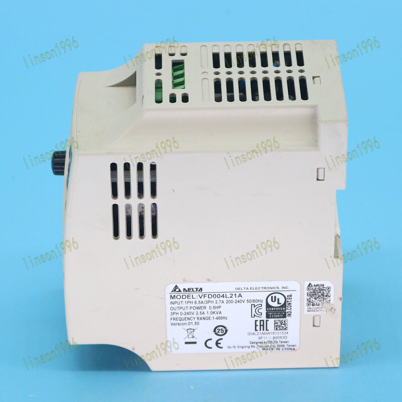1pc Delta Converter VFD004L21A 220V 0.4KW Tested and Reliable - DELTA