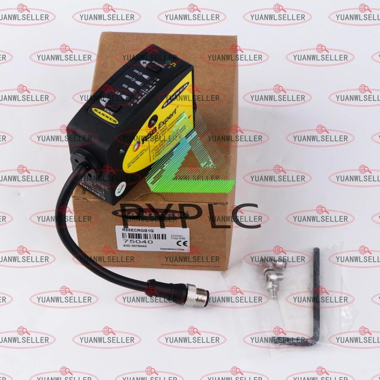 1x BANNER Photoelectric Sensor R58ECRGB1Q