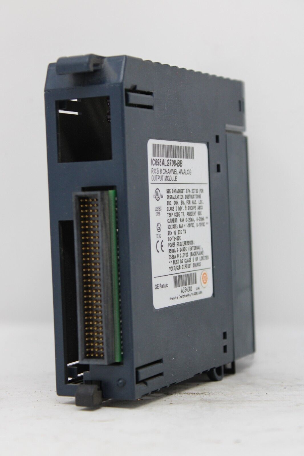 used GE Fanuc IC695ALG708-BB Analog Input IC695ALG708 - GE