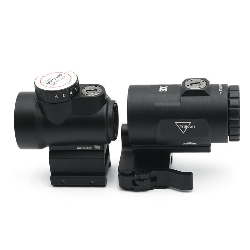3X MRO HD Magnifier w/ Quick Release Flip to Side Mount - MAG-C Combo