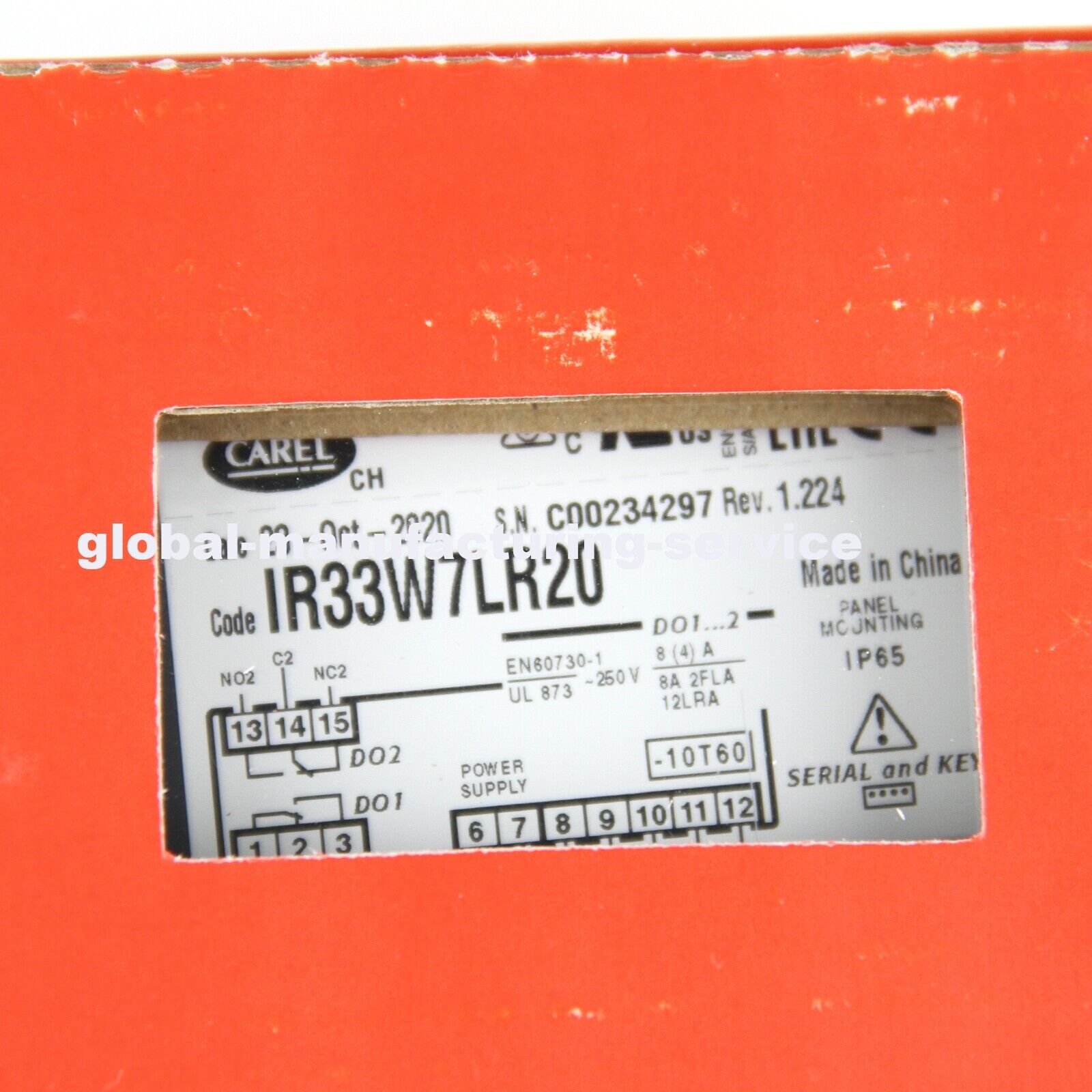 CAREL IR33W7LR20 Temperature Controller - Precision Temperature Regulation - CAREL