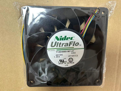 new NIDEC T12E48BS1M7-07 48VDC 1.45A 4wire fan