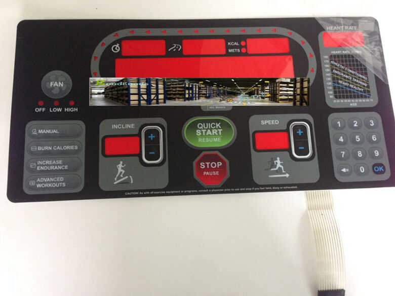 STAR TRAC S-TRc3562 S-TRX3552 The treadmill button panel Membrane Keypad