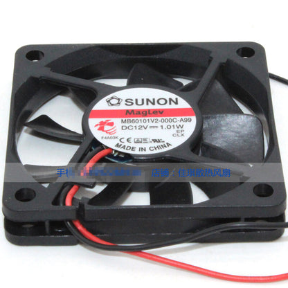 1pcs SUNON MB60101V2-000C-A99 12V 1.4W 6010 ultra-thin cooling fan