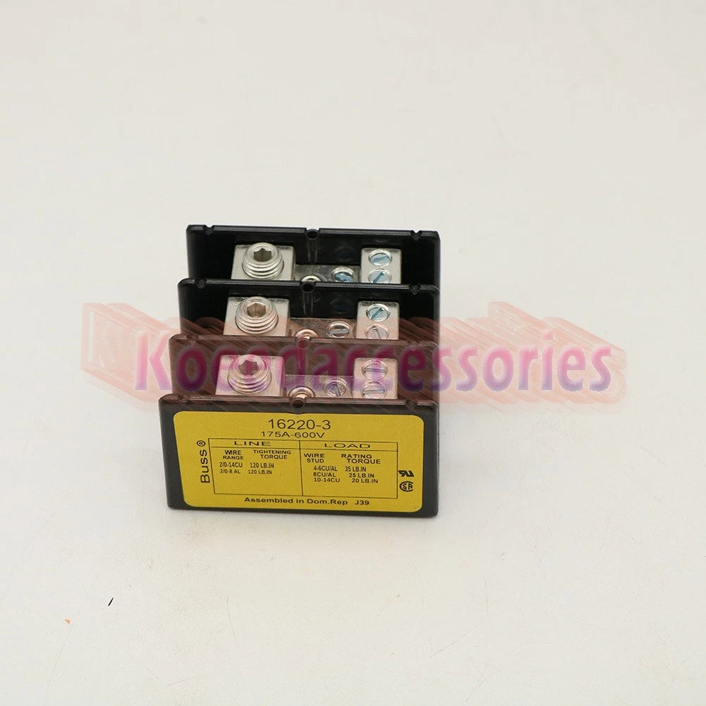 1PC Power Distribution Block 3 Pole 175A 600V 16220-3