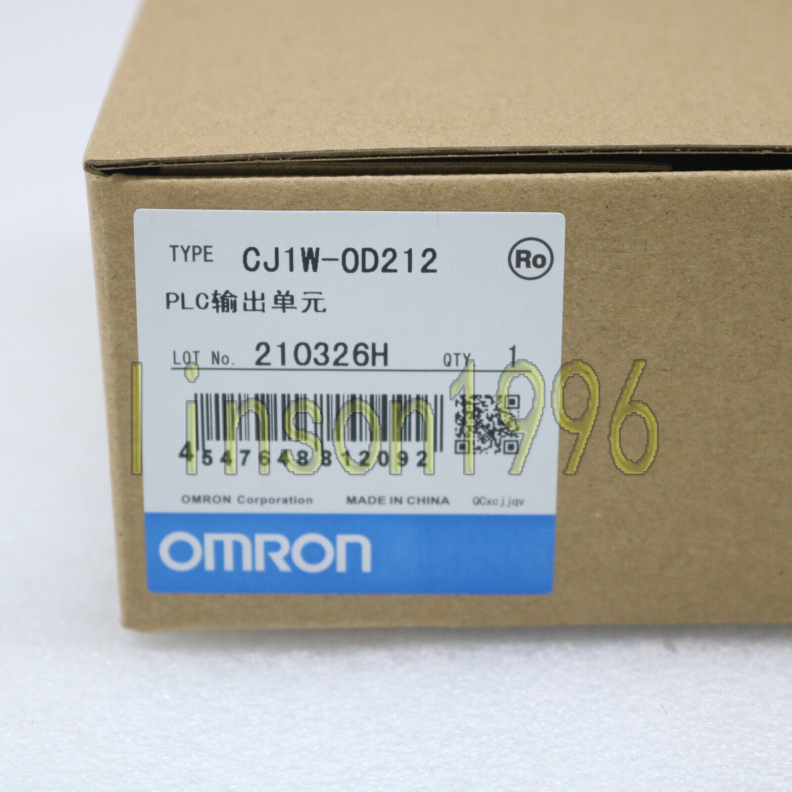 ONE OMRON CJ1W-OD212 TRANSISTOR OUTPUT UNIT PLC MODUL - ONE OMRON