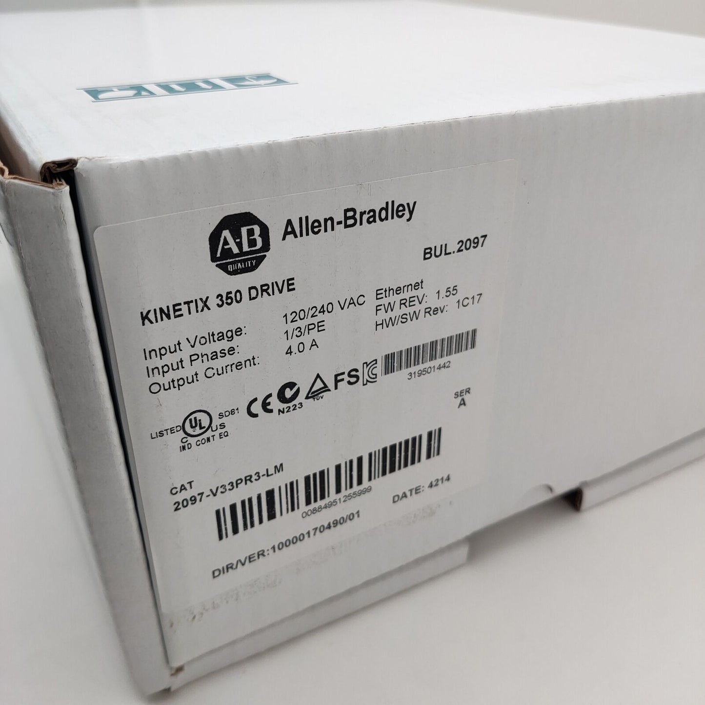 Allen-Bradley Kinetix 350 Servo Drive - 2097-V33PR3 - ALLEN-BRADLEY