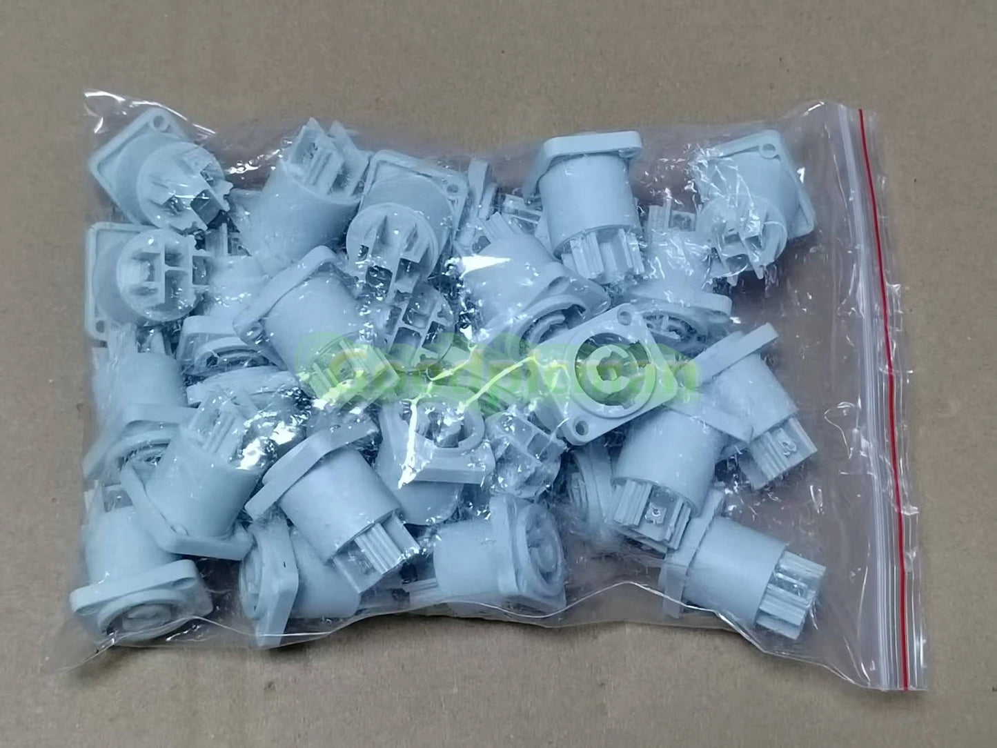 30pcs For Gray Output PowerCon Chassis Panel Mount Connector NAC3MPB-1