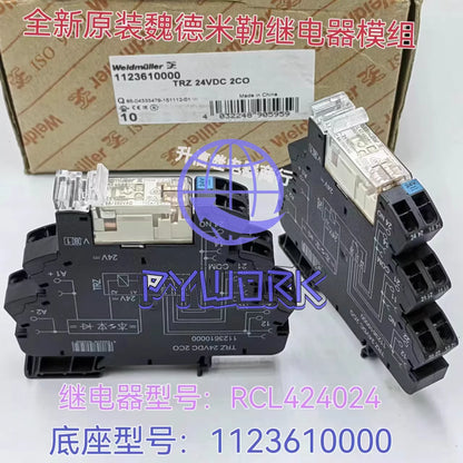 1PCS Weidmuller TRZ 24VDC 2CO 1123610000 relay / Relay module