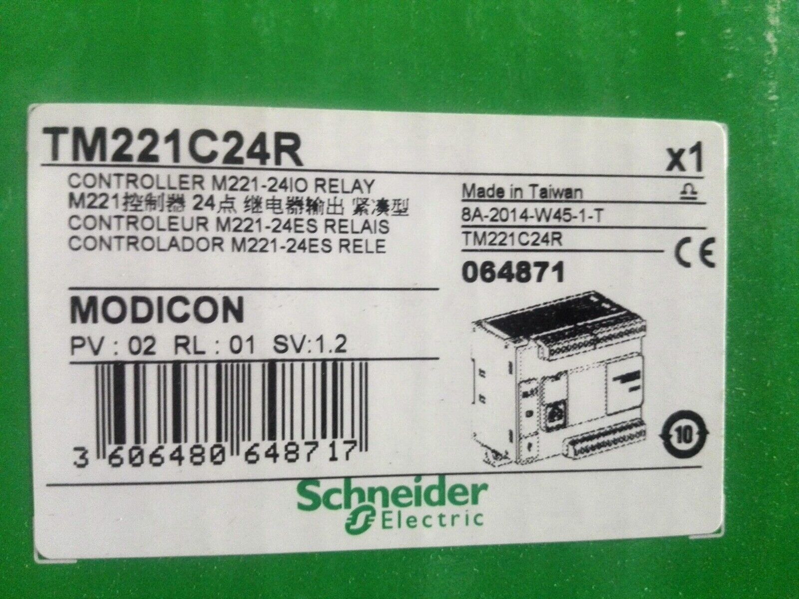 SCHNEIDER TM221C24R programmable controller - SCHNEIDER