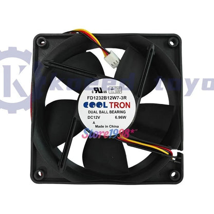1pcs FD1232B12W7-3R Cooling Fan 12032 DC12V 6.96W 12CM 3Pin~