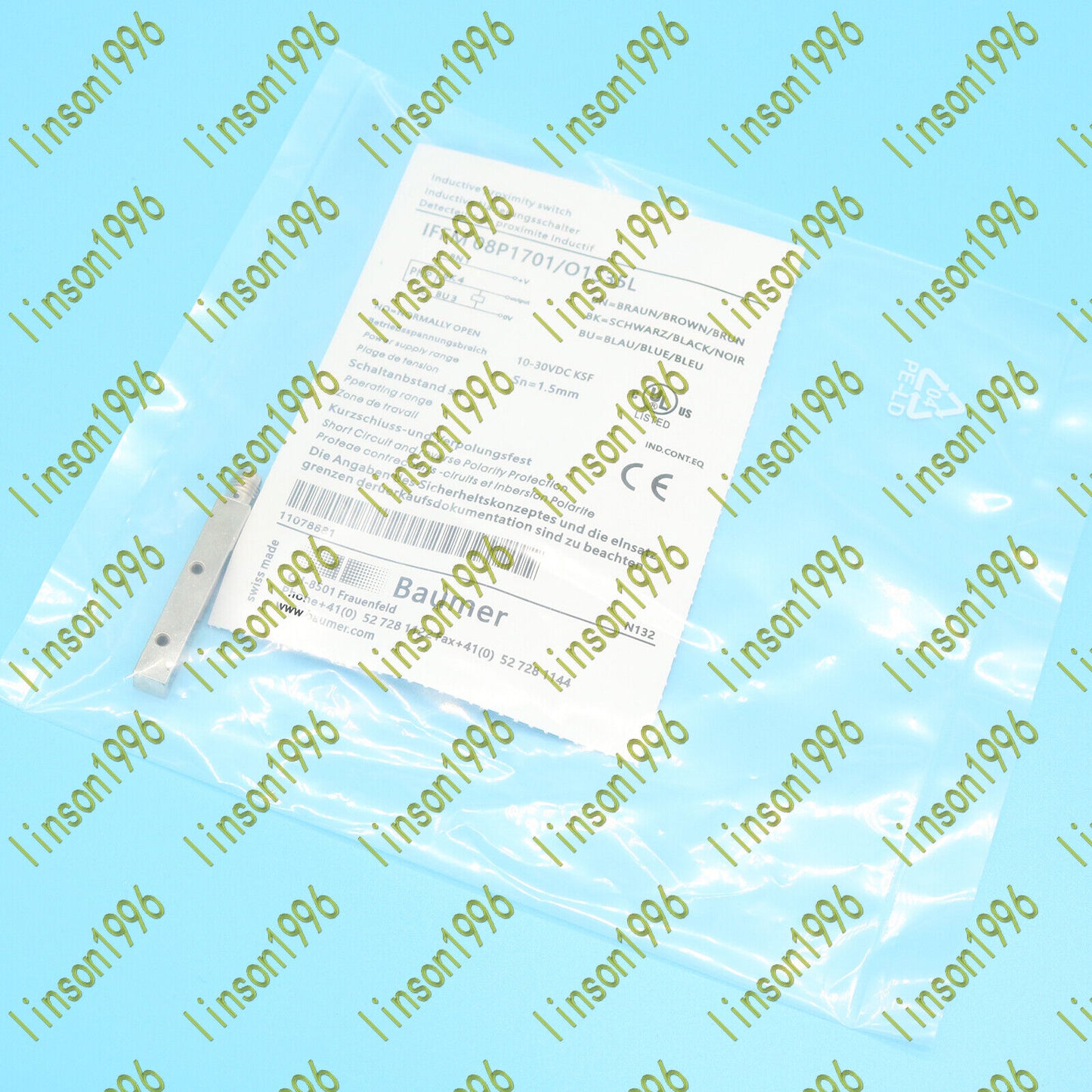 1PCS Baumer Proximity Switch IFFM 08P1701/O1S35L Fast - BAUMER