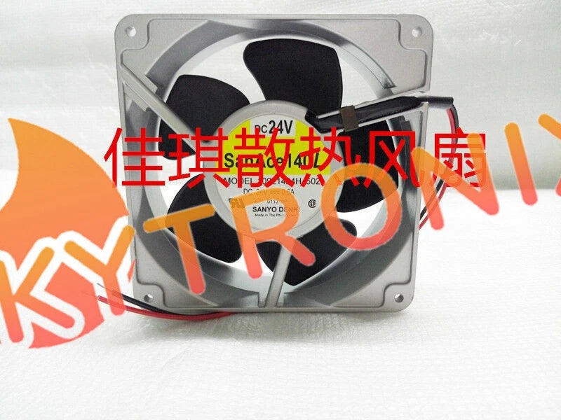 for SANYO 109L1424H502 Aluminum axial fan DC24V 0.6A 140*140*50mm 2pin