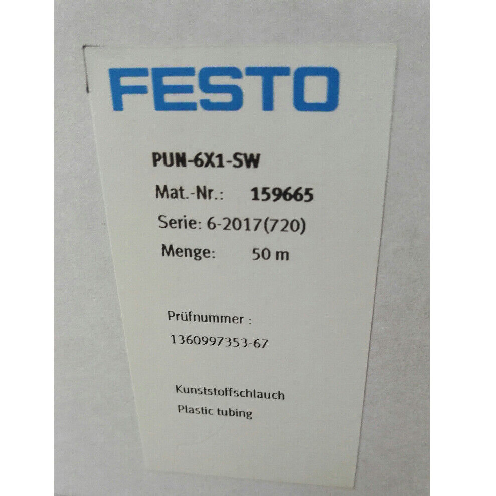 Festo PUN-6X1-SW Tubing - FESTO