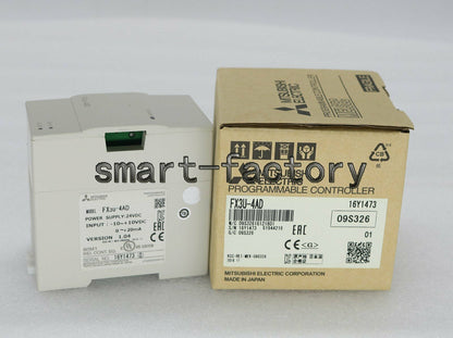 Mitsubishi FX3U-4AD Compact PLC Module - One Year Warranty - MITSUBISHI