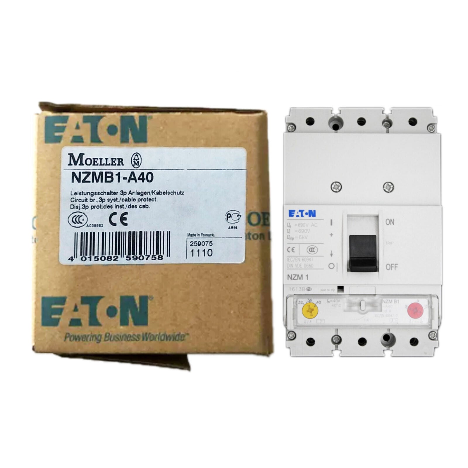 new 1PCS  FOR MOELLER NZMB1-A40 breaker MOELLER