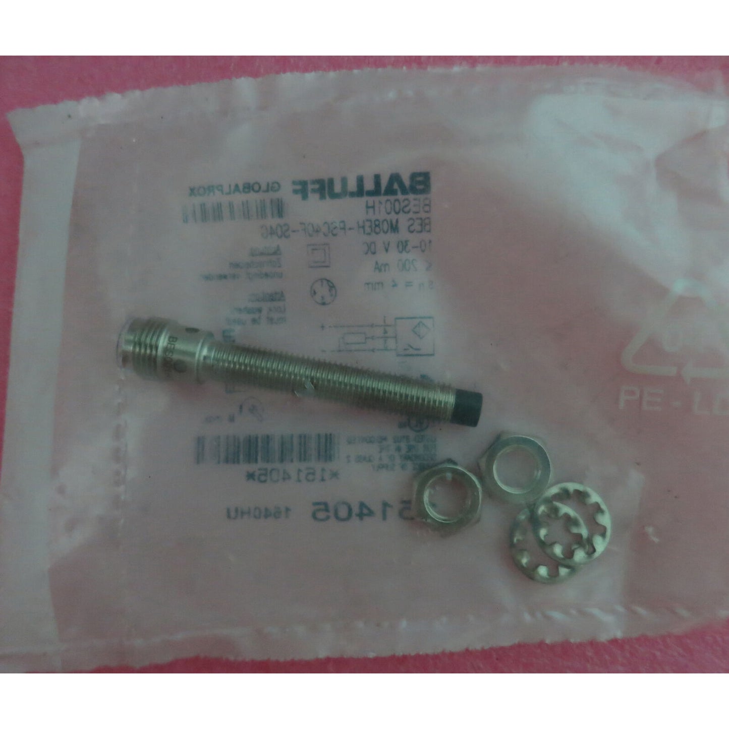 BALLUFF Proximity Switch BES M08EH-PSC40F-S04G - BALLUFF