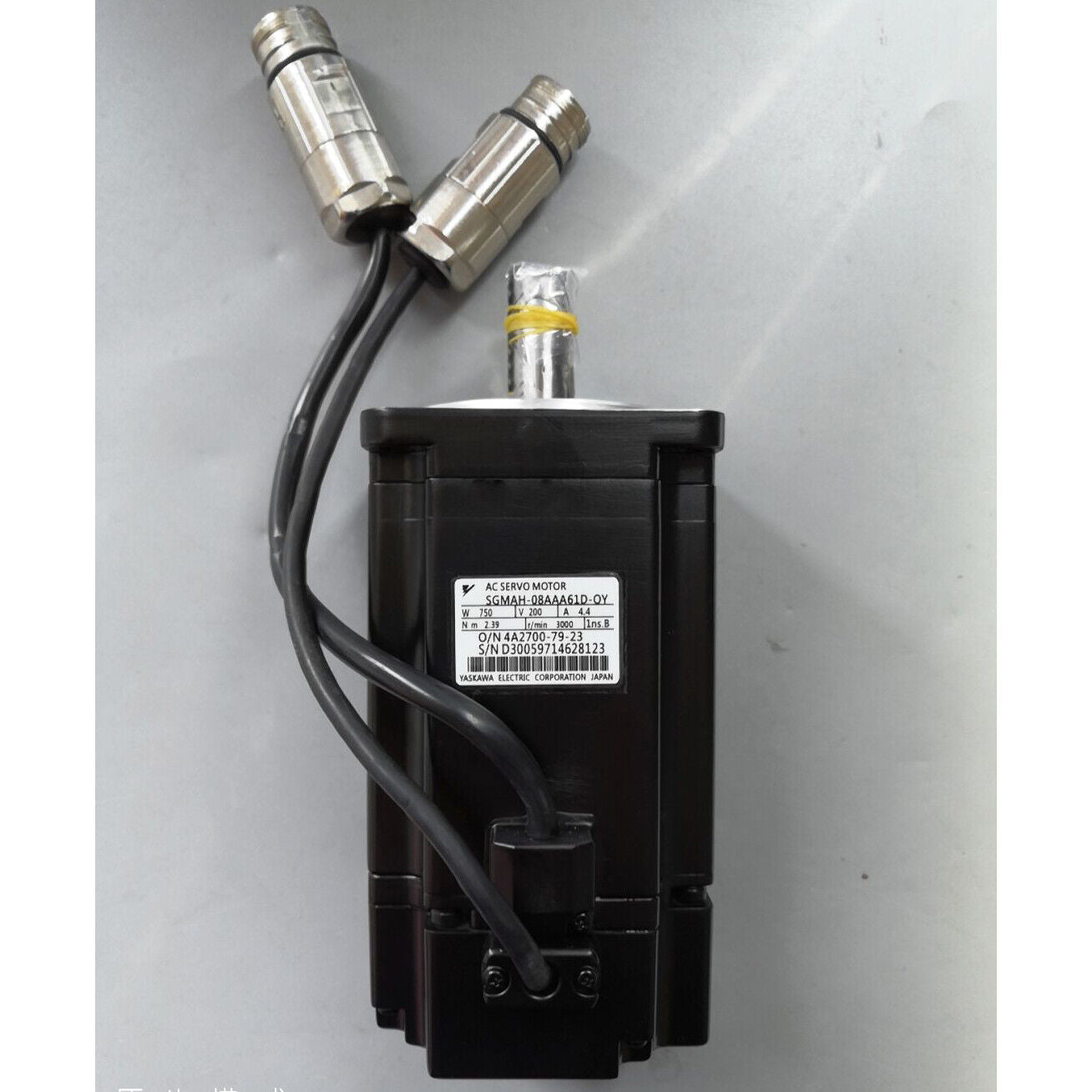 used Yaskawa Servo Motor SGMAH-08AAA61D-OY SPOT STOCK - YASKAWA