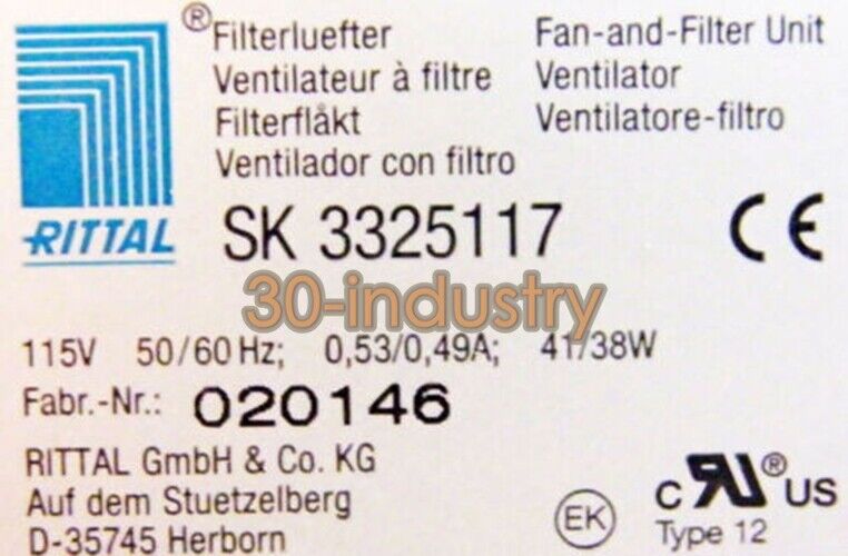 1PCS New For SK 3325117 Rittal Fan To Filter SK3325117 - KOEED