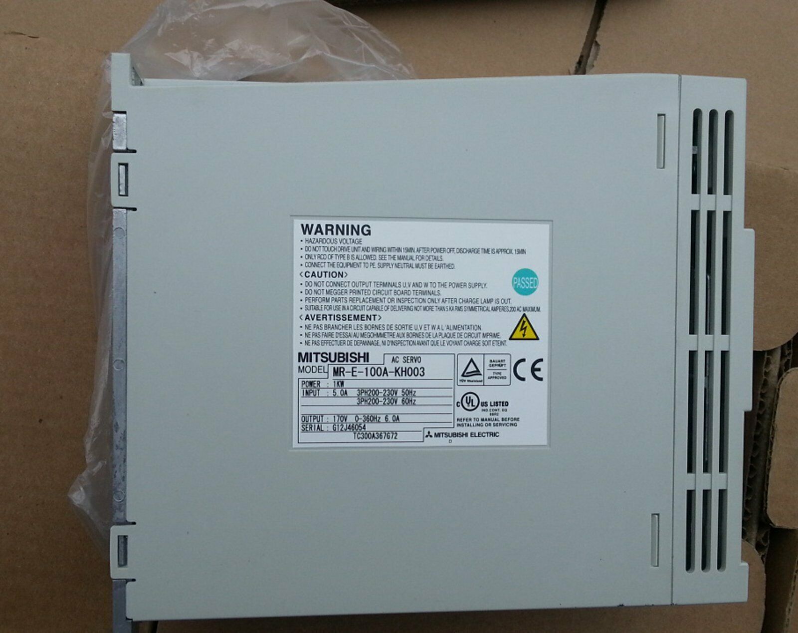 Mitsubishi MR-E-100A-KH003 Servo Amplifier AC - MITSUBISHI