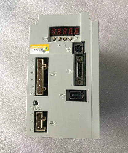 Used Mitsubishi AC Servo Driver MR-E-200AG – Tested and in Good Condition - MITSUBISHI
