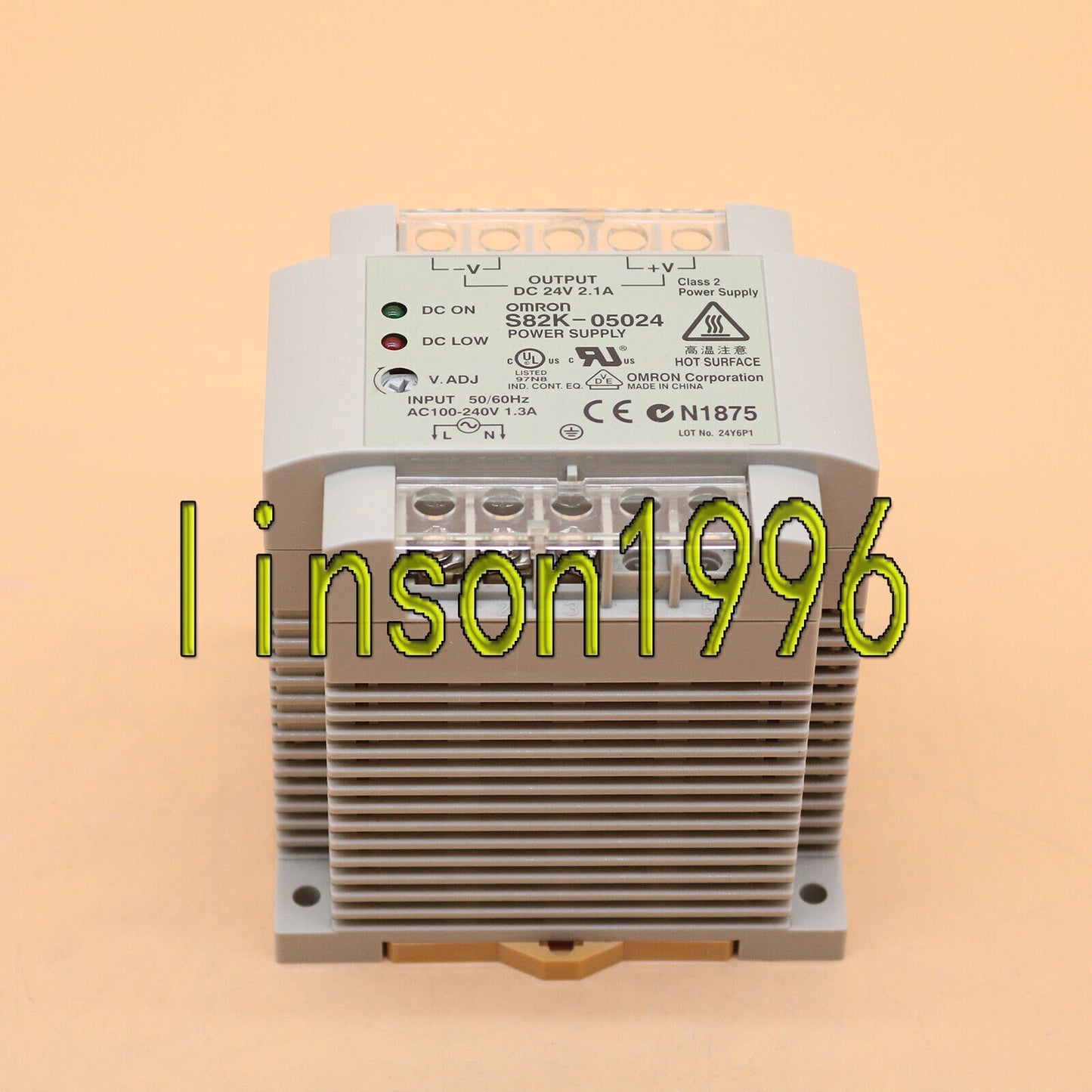 Omron S82K-05024 Switching Power Supply 24VDC - OMRON