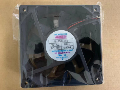 new 1PC MECHATRONICS G1238E24B FSR 120*120*38MM 24V 0.600A 2-wire cooling fan