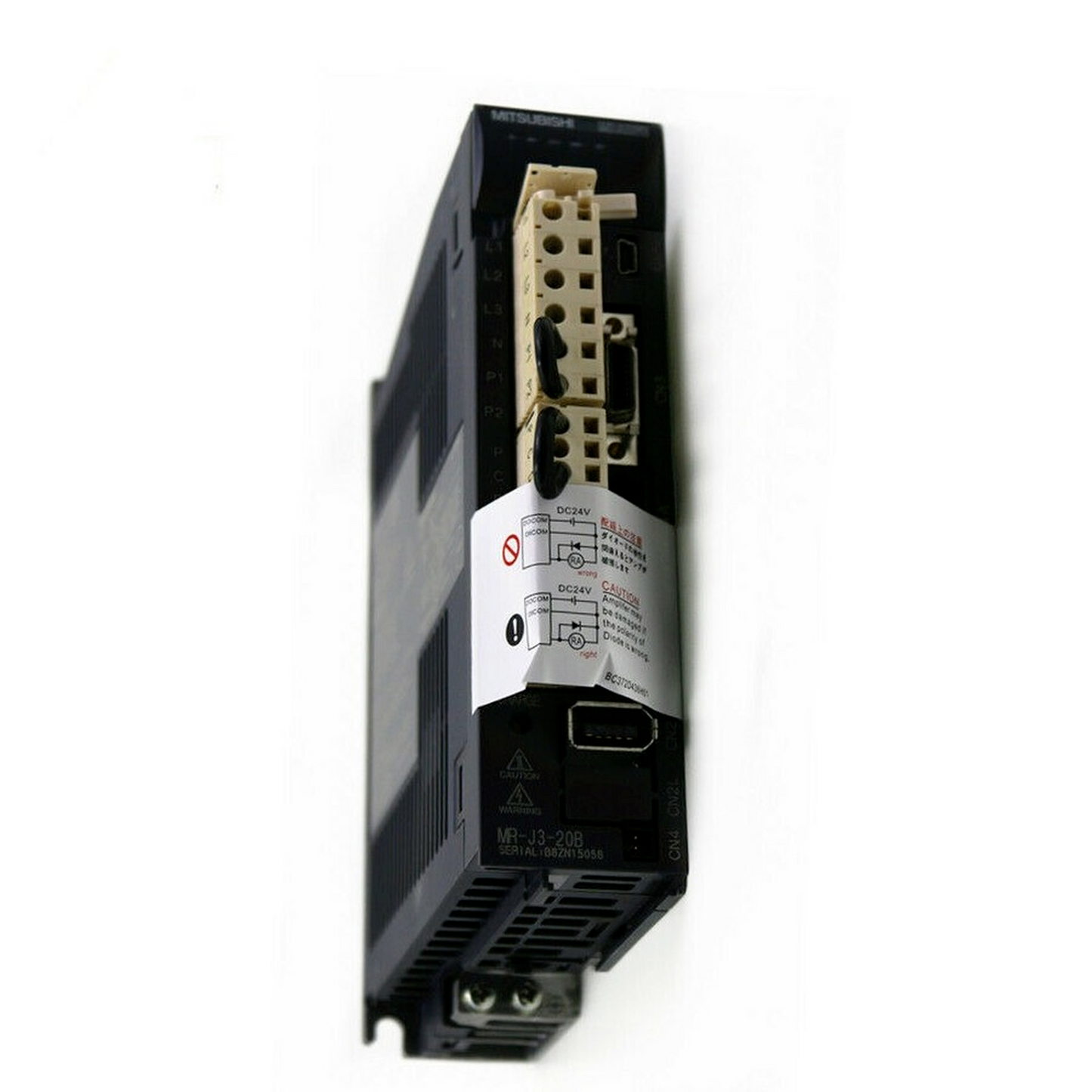 1PC Mitsubishi MR-J3-20B Servo Amplifier Driver with Precision Control for Industrial Automation - MITSUBISHI