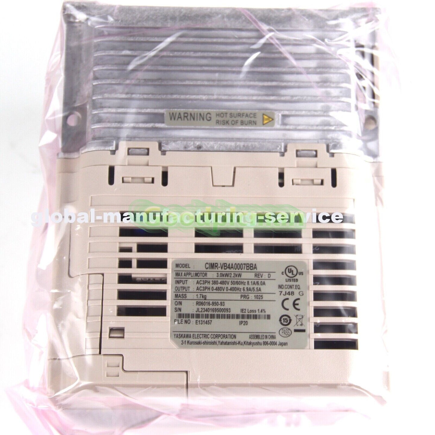 YASKAWA V1000 CIMR-VB4A0007BBA Inverter 1Pcs/