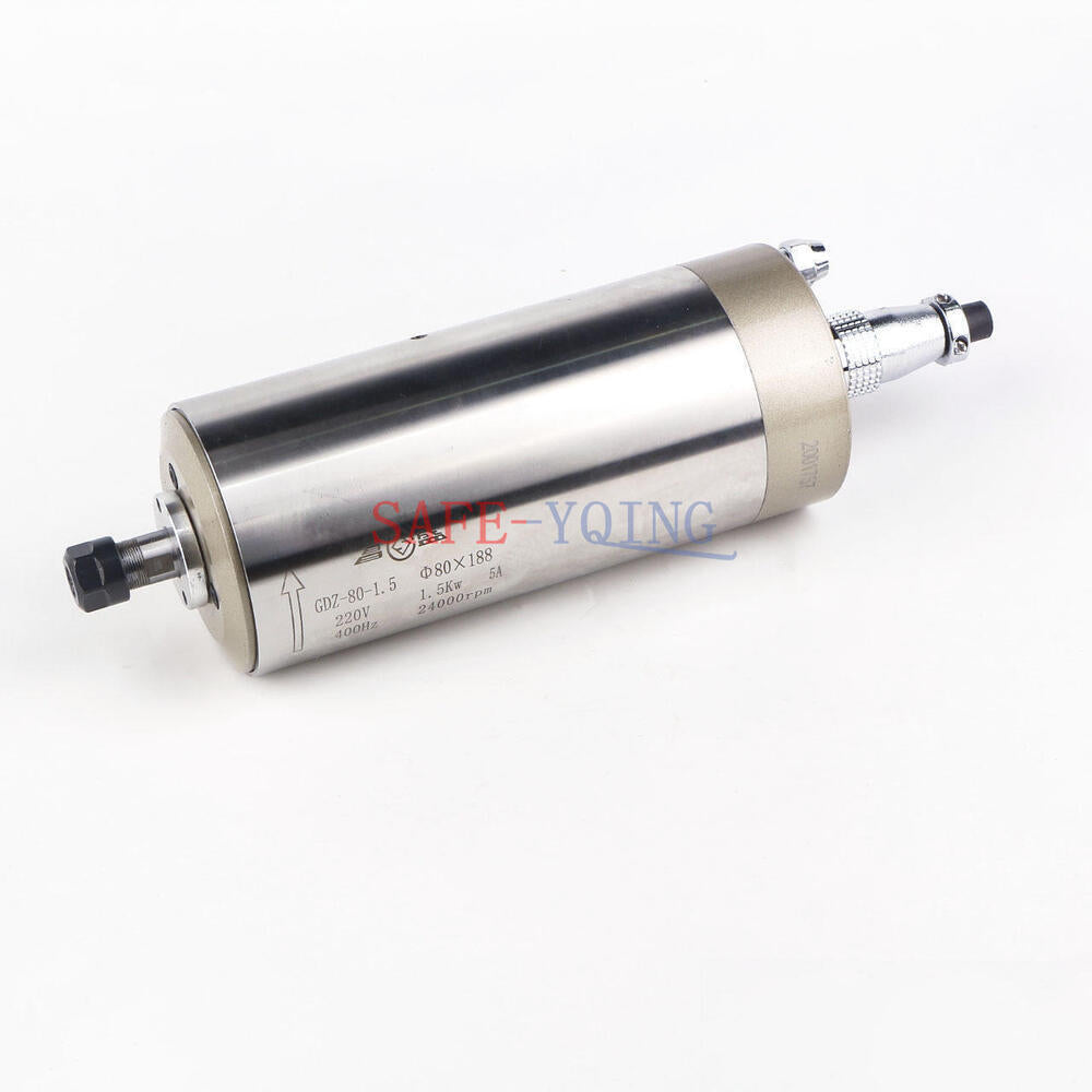 1x CNC Water Cooling Spindle Motor Engraving Milling Grind GDZ-80-1.5B 220V 380V