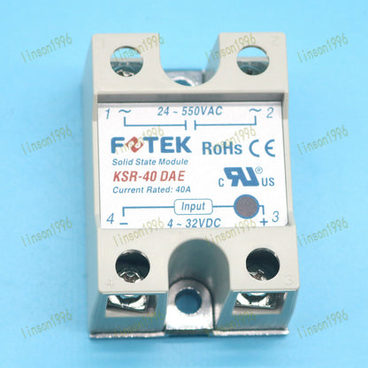 1PC FOTEK KSR-40DAE 40A Relay Stock - FOTEK