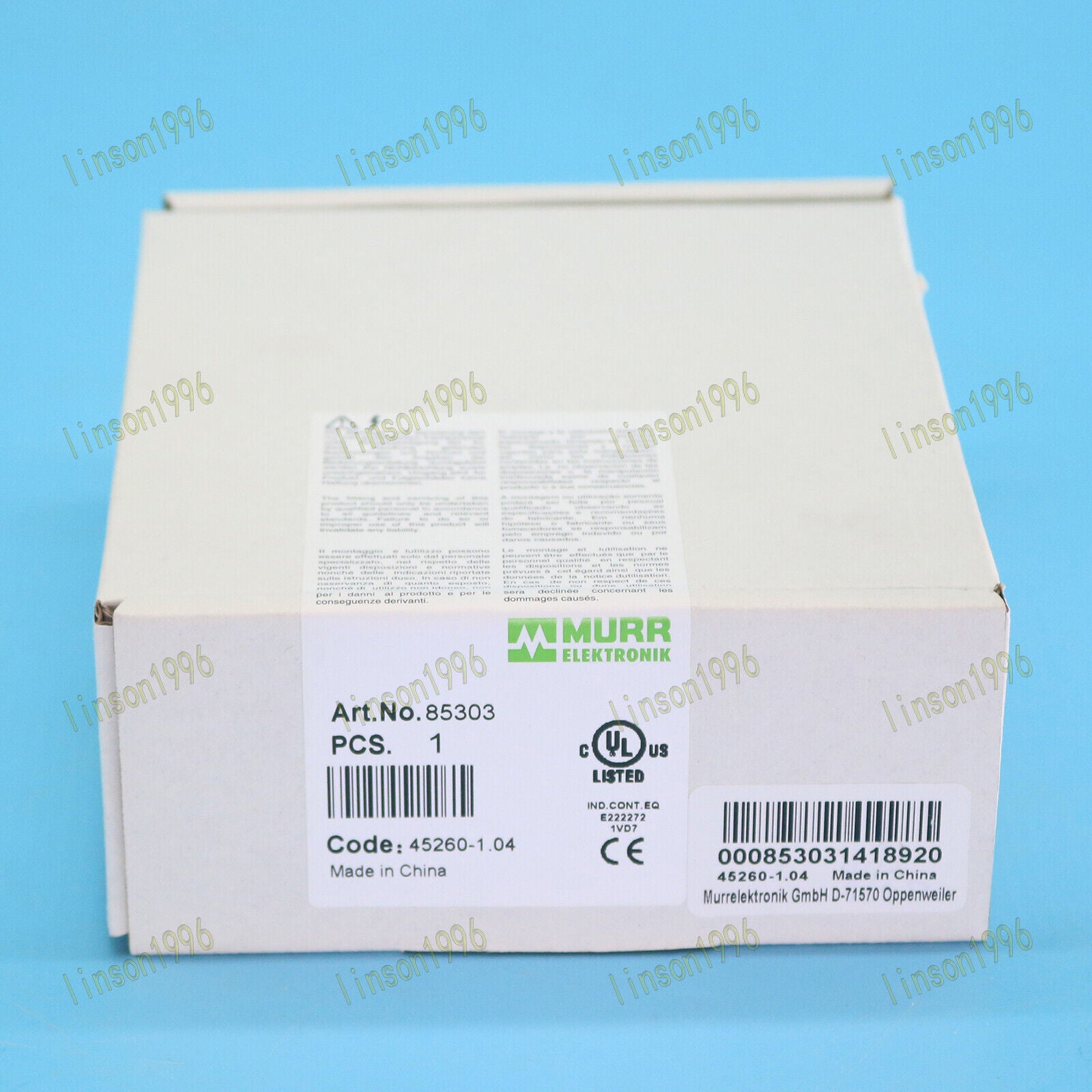 1PC MURR 85303 Switching Mode Power Supply - MURR