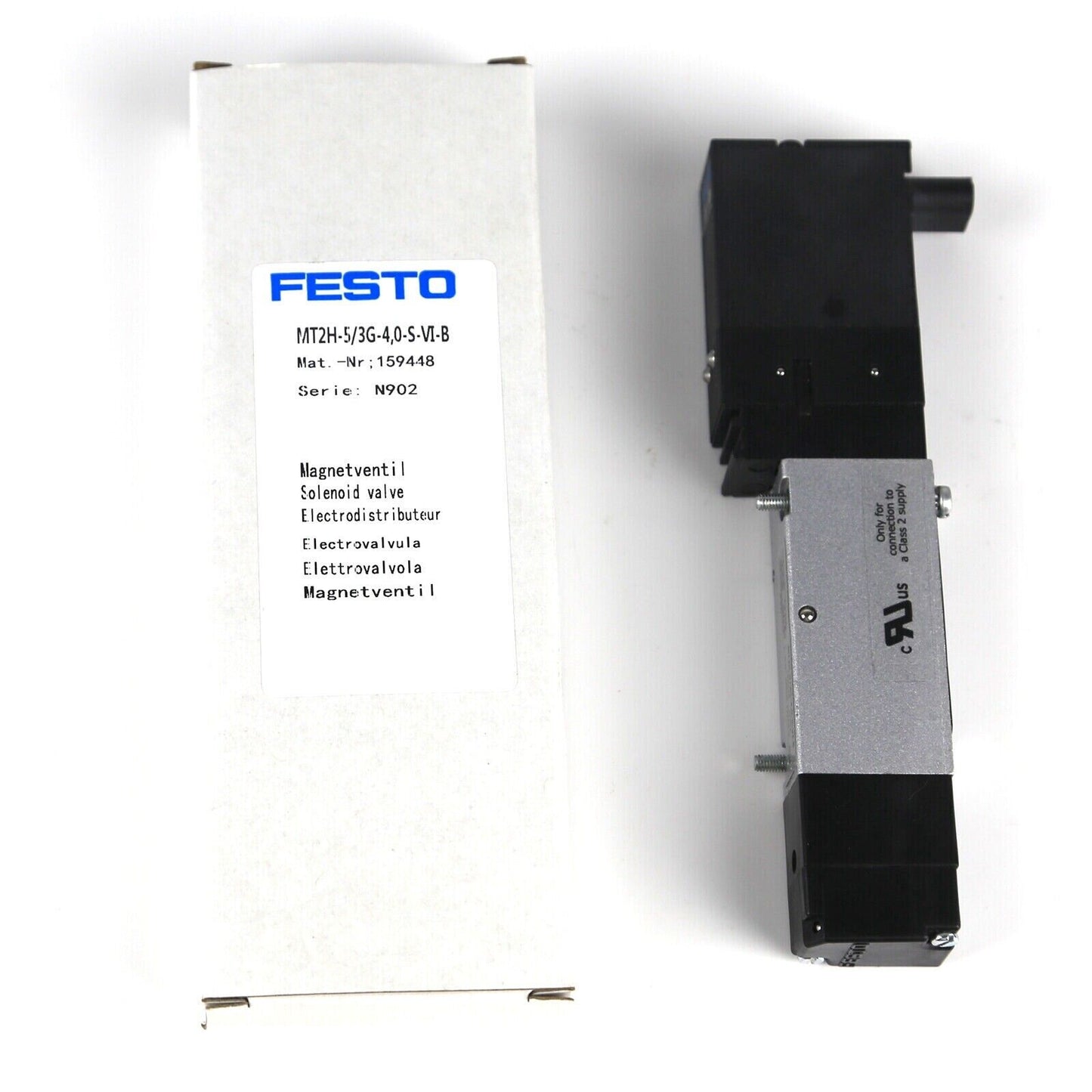 Festo MT2H-5/3G-4.0-S-VI-B 159448 Solenoid Valve - FESTO