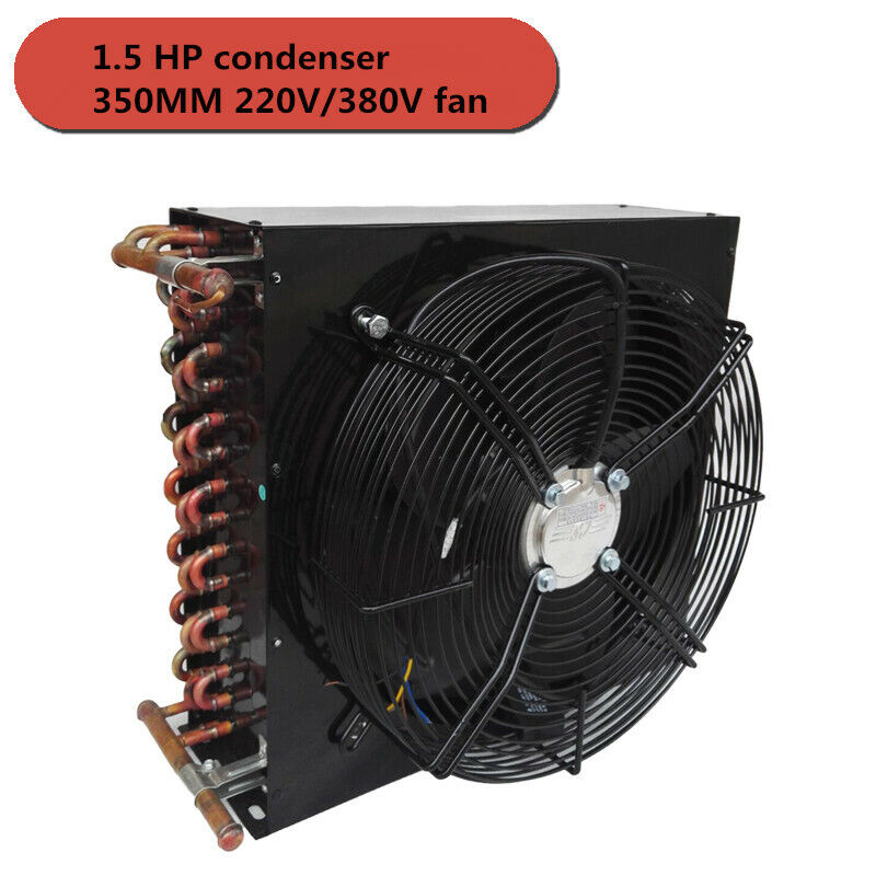 new FNA-2.5/11.3 1.5HP 11.3m² condenser 220V/380V copper tube aluminum radiator - DELTA