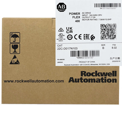 Sealed Allen-Bradley 22C-D017N103 PowerFlex 400 AC Drive 22CD017N103 - ALLEN-BRADLEY