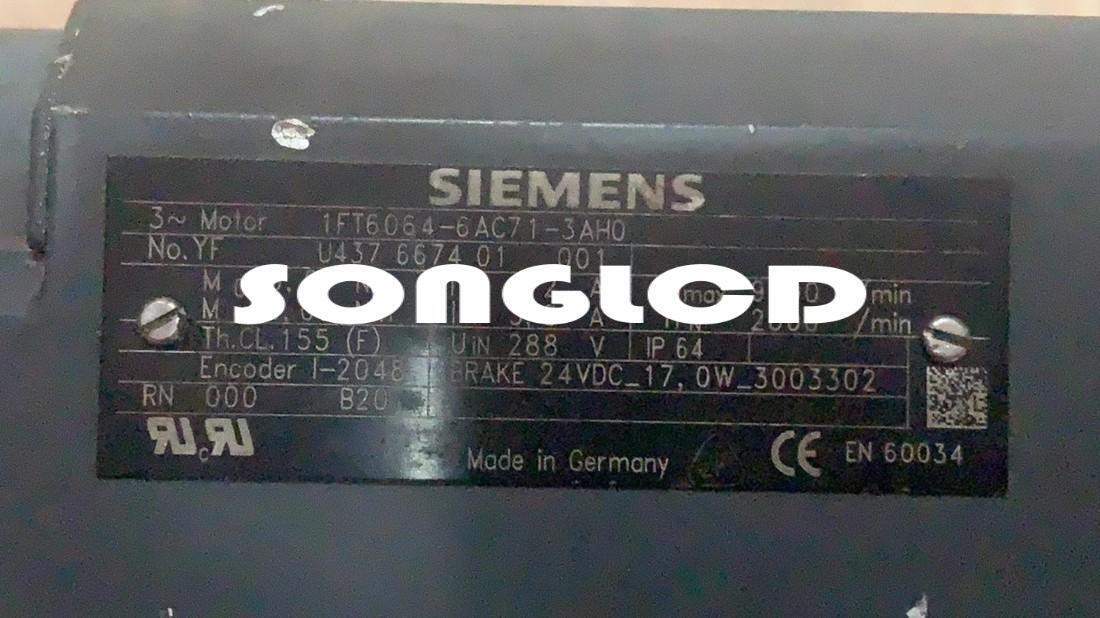 1PCS 1FT6064-6AC71-3AH0 Servo Motor - THYSSENKRUPP