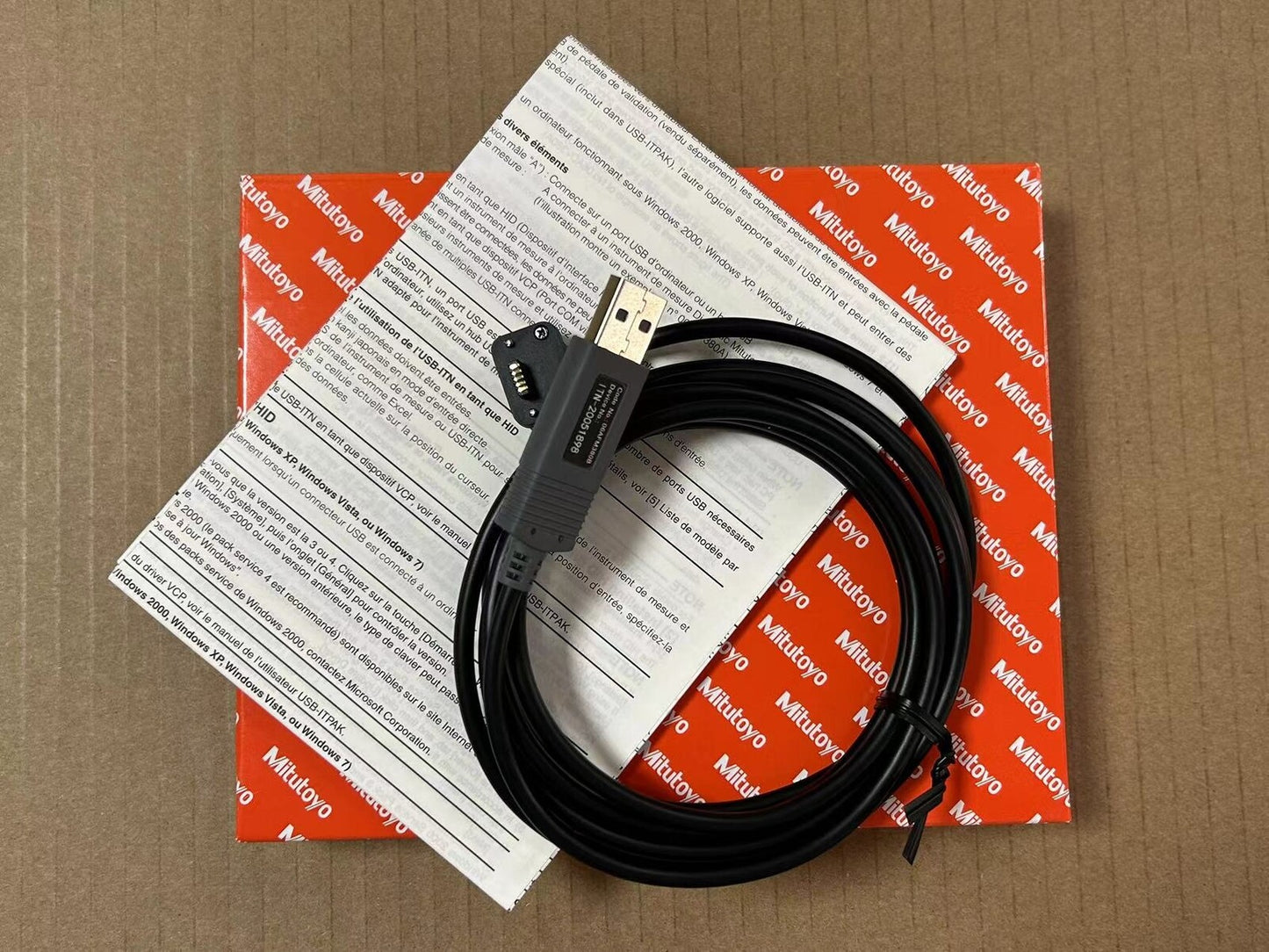 1 PCS Mitutoyo 06AFM380B USB Input Tool USB-ITN-B Data Cable