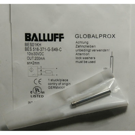 1PC Balluff BES 516-371-G-S49-C Proximity Switch Sensor Fast - BALLUFF