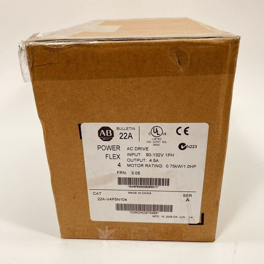 Allen-Bradley 22A-V4P5N104 AC Drive - ALLEN-BRADLEY