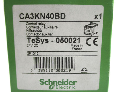 new SCHNEIDER ELECTRIC CA3KN40BD 24VDC 10A NSMP - SCHNEIDER ELECTRIC